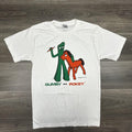 Vintage Gumby Pokey Shirt Mens Medium White Single Stitch Hanna Barbera 1986 80s