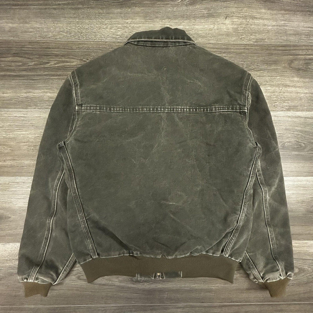 Vintage Carhartt Santa Fe Jacket Mens Medium (Yth XL) Green J14 MOS Moss 90s