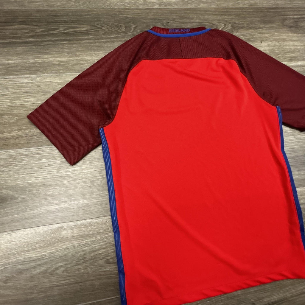 England National Team Jersey Mens Medium Red Football Soccer Nike Away 2016/2017