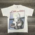Vintage Lorrie Morgan Shirt Mens Large White 2R Photo Graphic Country 1992 90s