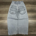 Vintage Lee Pipes Jeans Mens 28x29 Light Wash Wide Leg Baggy Rave JNCO Y2K
