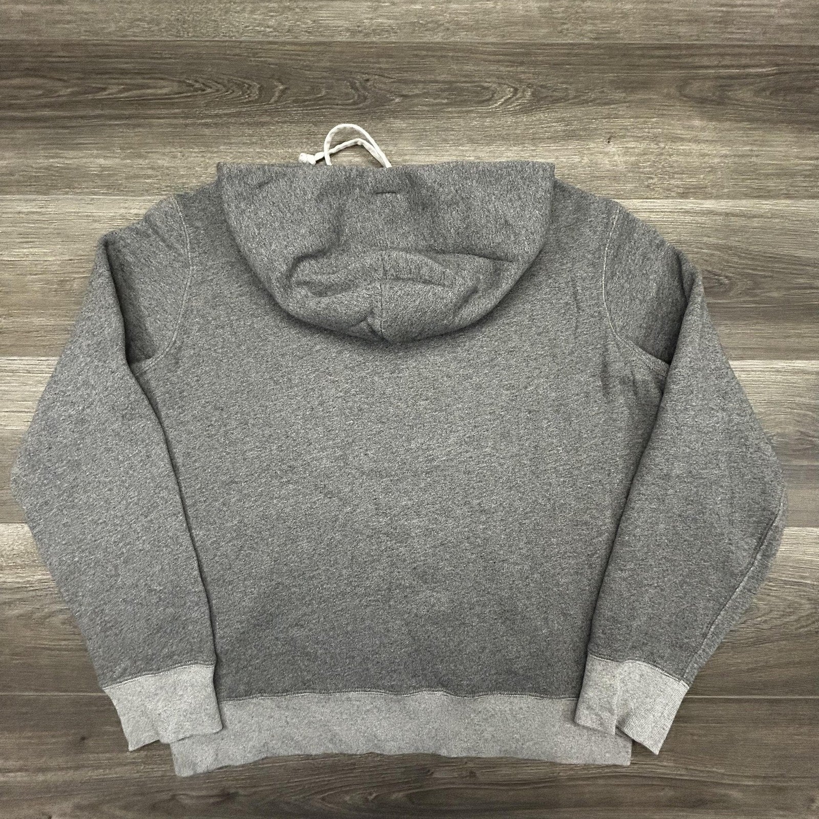 Polo Ralph Lauren Hoodie Mens Large Gray New York NY 1967 Graphic Logo Two Tone