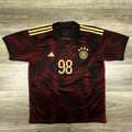 Germany National Team Jersey Mens Large Black Away Soccer Adidas 2022 Authentic