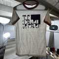 True Vintage 70s Ringer Shirt Mens Small White Phi Delta Theta Greek Frat USA