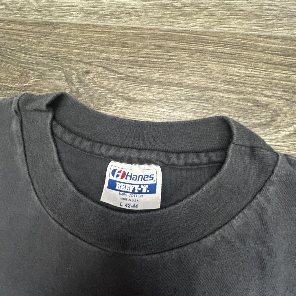 Vintage 80s Harley Davidson Shirt Mens Large Black Single Stitch Faded Made USA