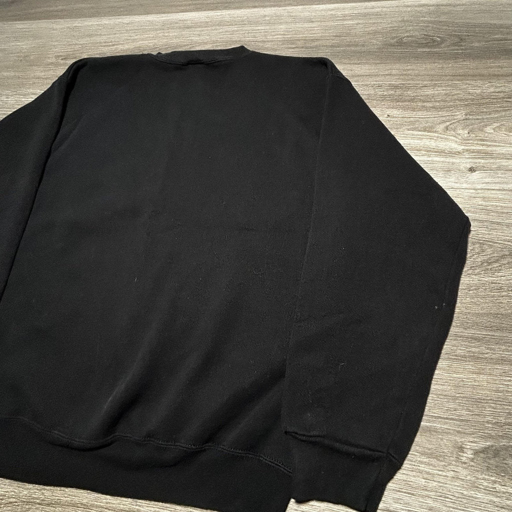 Vintage Orlando Magic Sweatshirt Mens Large Black NBA Basketball Logo 7 Shaq 90s
