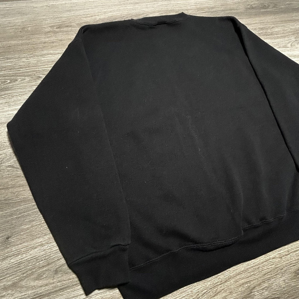 Vintage Orlando Magic Sweatshirt Mens Large Black NBA Basketball Logo 7 Shaq 90s
