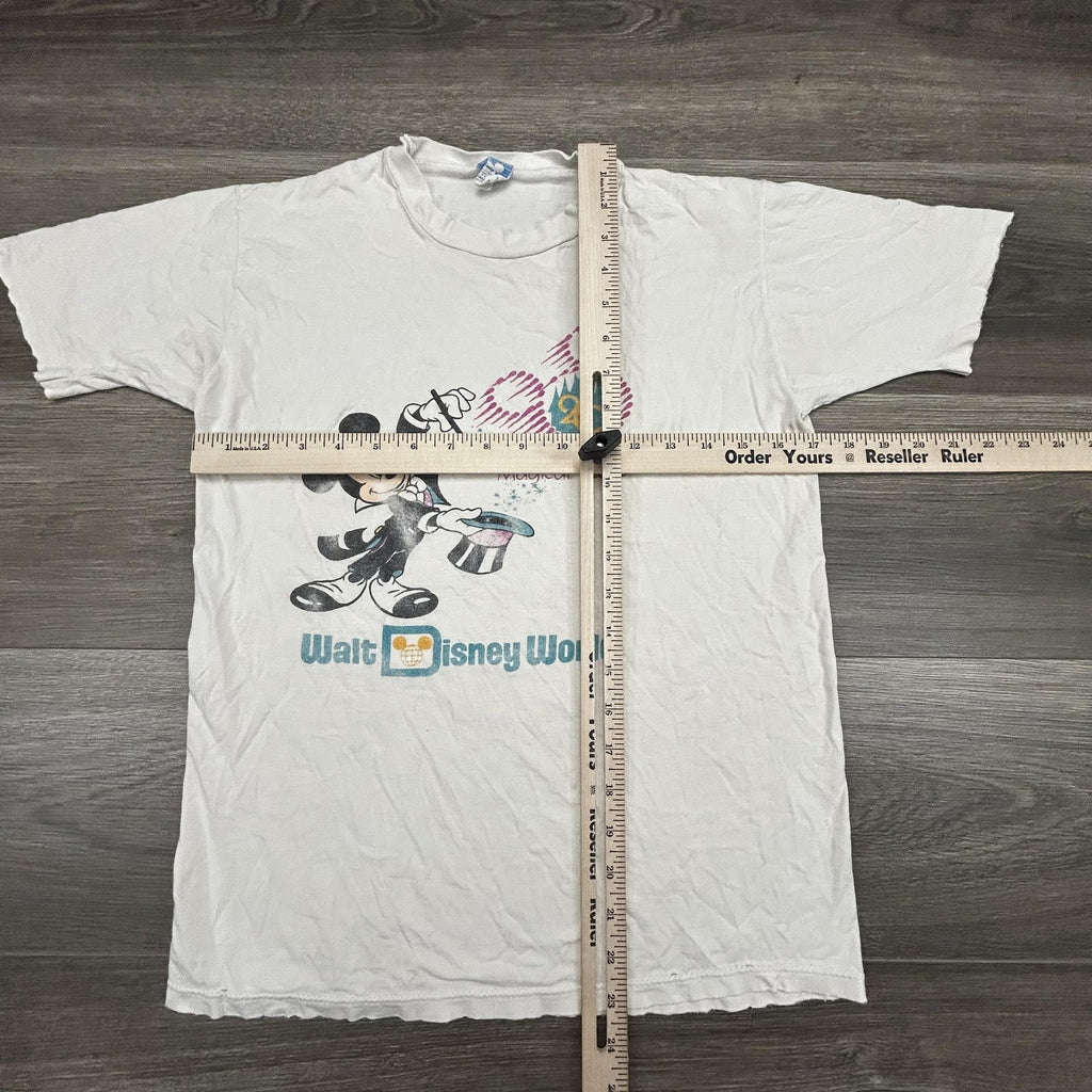 Vintage 80s Disney Mickey Mouse Shirt Mens Medium White 20 Magical Years USA
