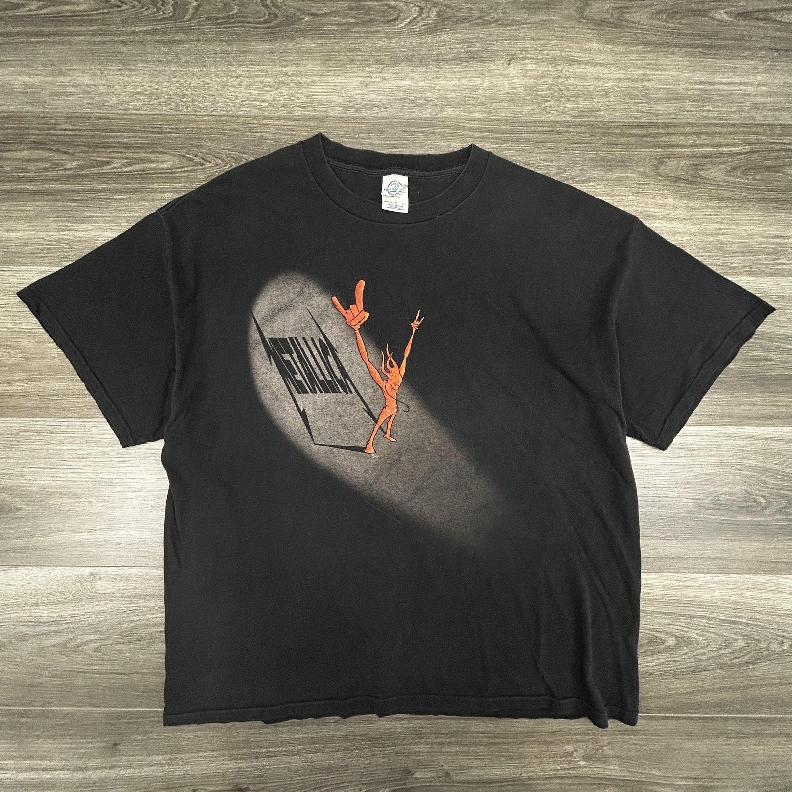 Vintage Metallica Shirt Mens Extra Large Black Devil Horns Sanitarium 2003 USA