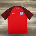 England National Team Jersey Mens Medium Red Football Soccer Nike Away 2016/2017