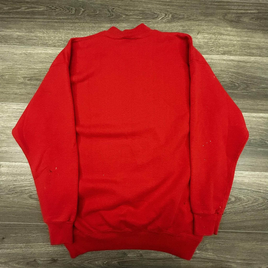 Vintage San Francisco 49ers Sweatshirt Mens XL Red NFL Football Nutmeg 90s USA