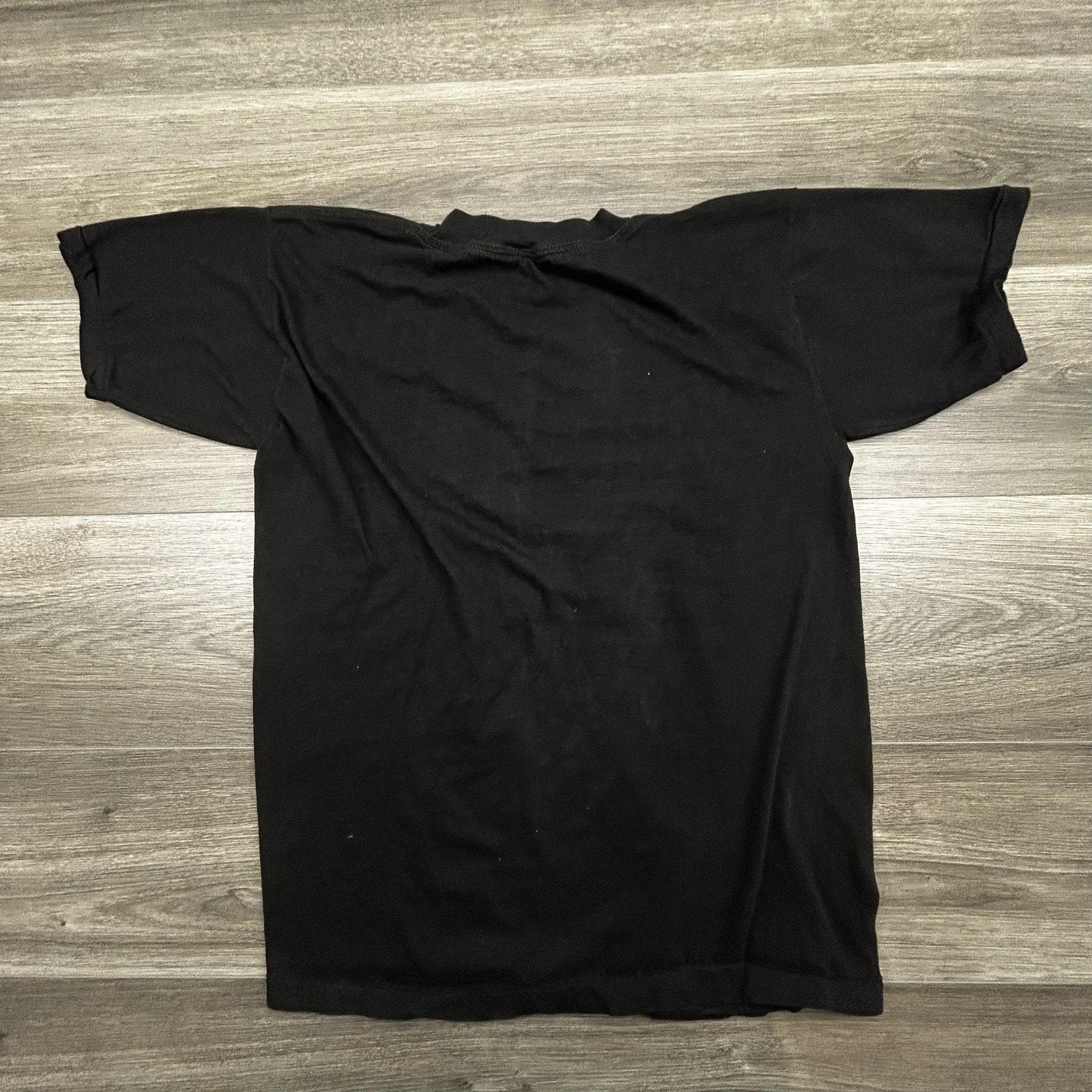 Vintage Venice Muscle Beach Shirt Mens Small (Tag XL) Black Bodybuilding 80s USA
