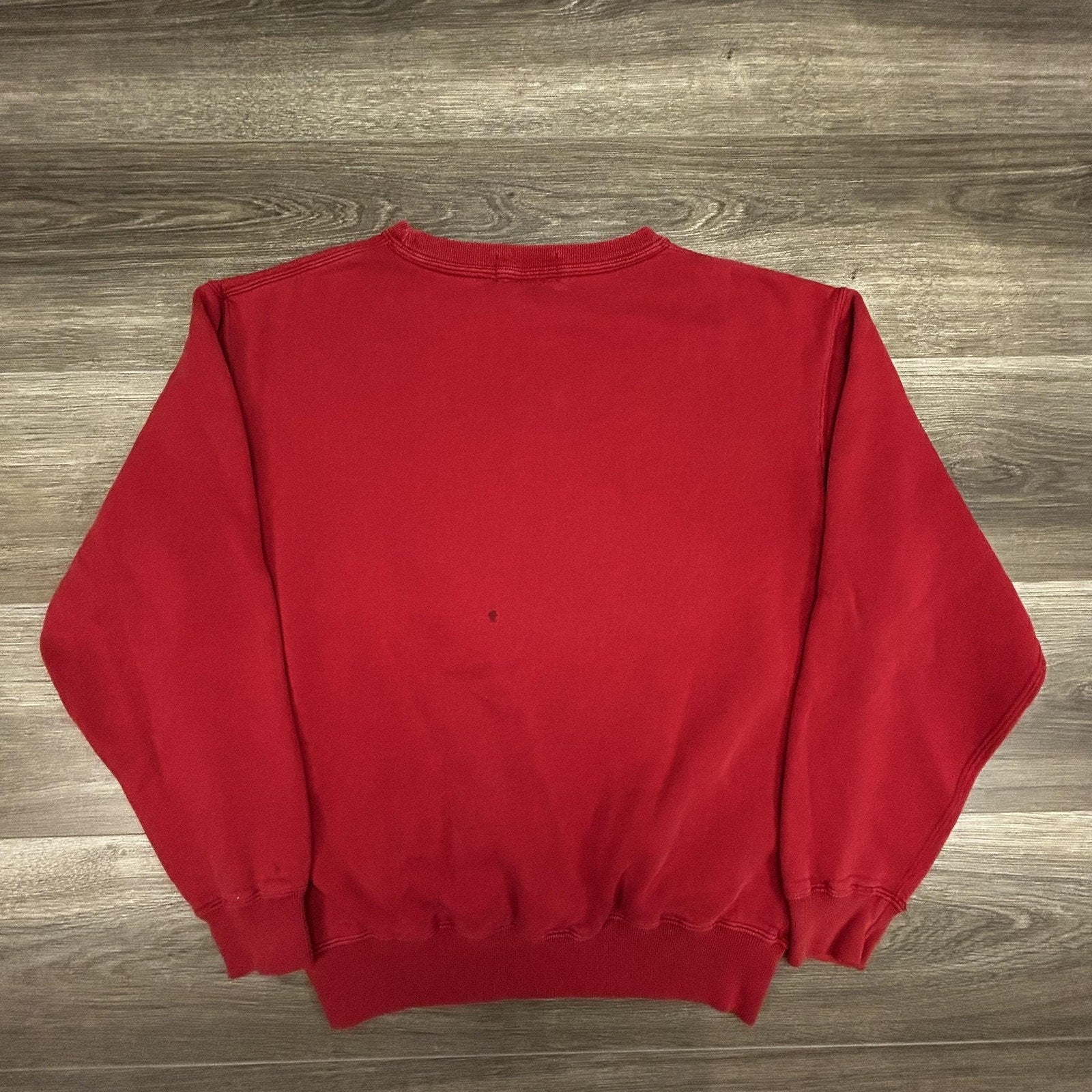 Vintage Polo Ralph Lauren Sweatshirt Mens Small Red Fleece Crewneck Pony 90s