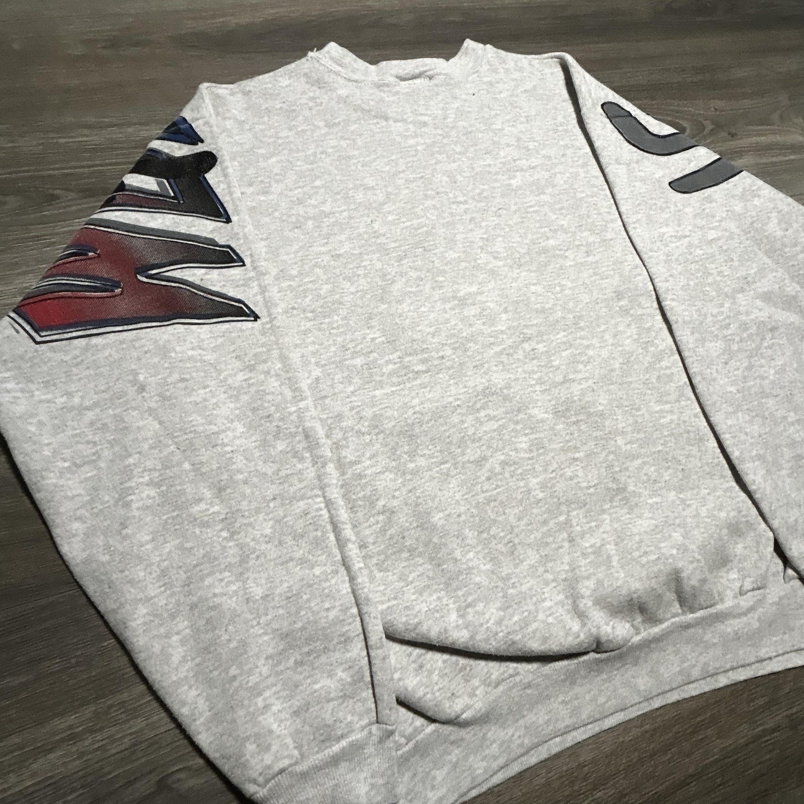Vintage Space Jam Looney Tunes Sweatshirt Mens Medium Daffy Taz Jordan 90s USA
