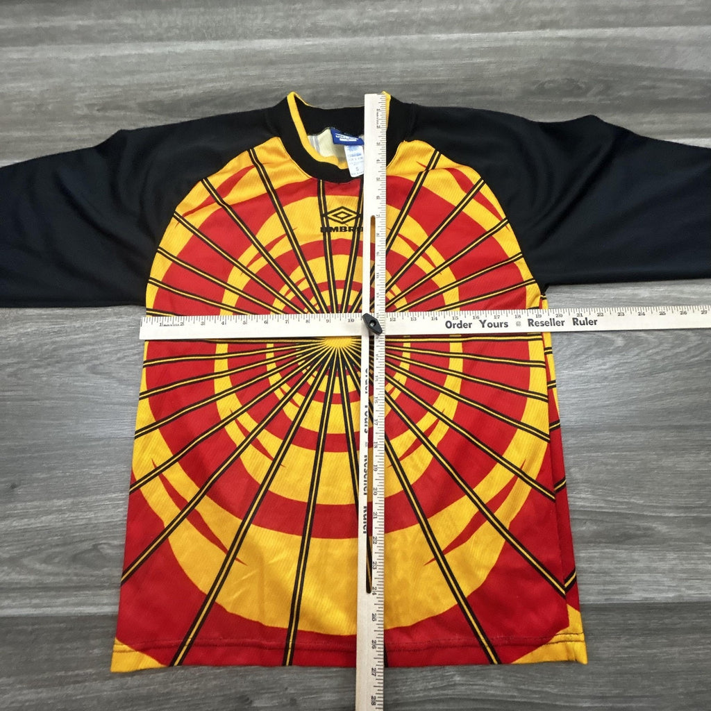 Vintage Umbro Soccer Goalkeeper Jersey Shirt Mens Small Target Bullseye 90s USA