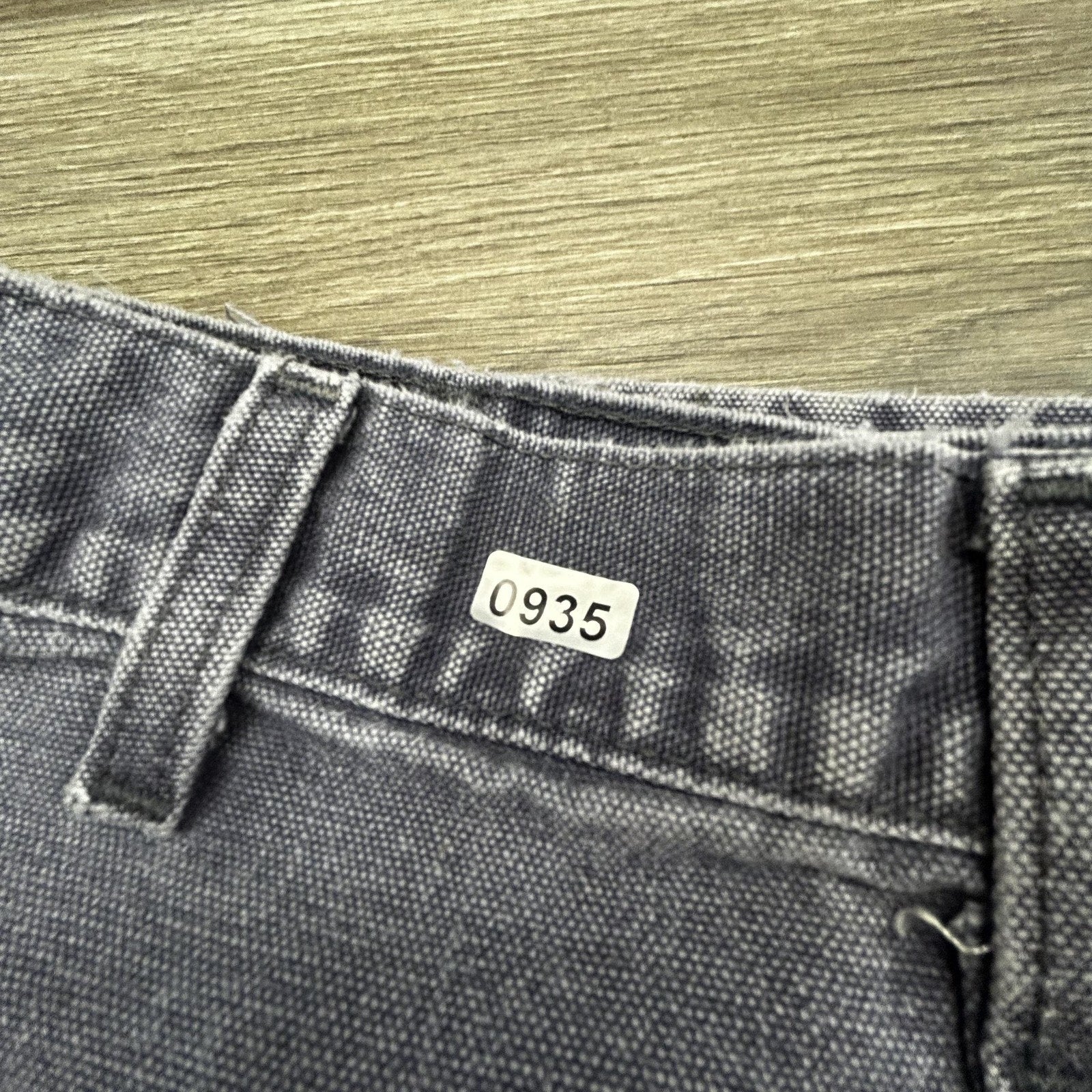 Vintage Carhartt Carpenter Pants Mens 38x32 B11 PTL Blue Baggy Relaxed Faded 90s