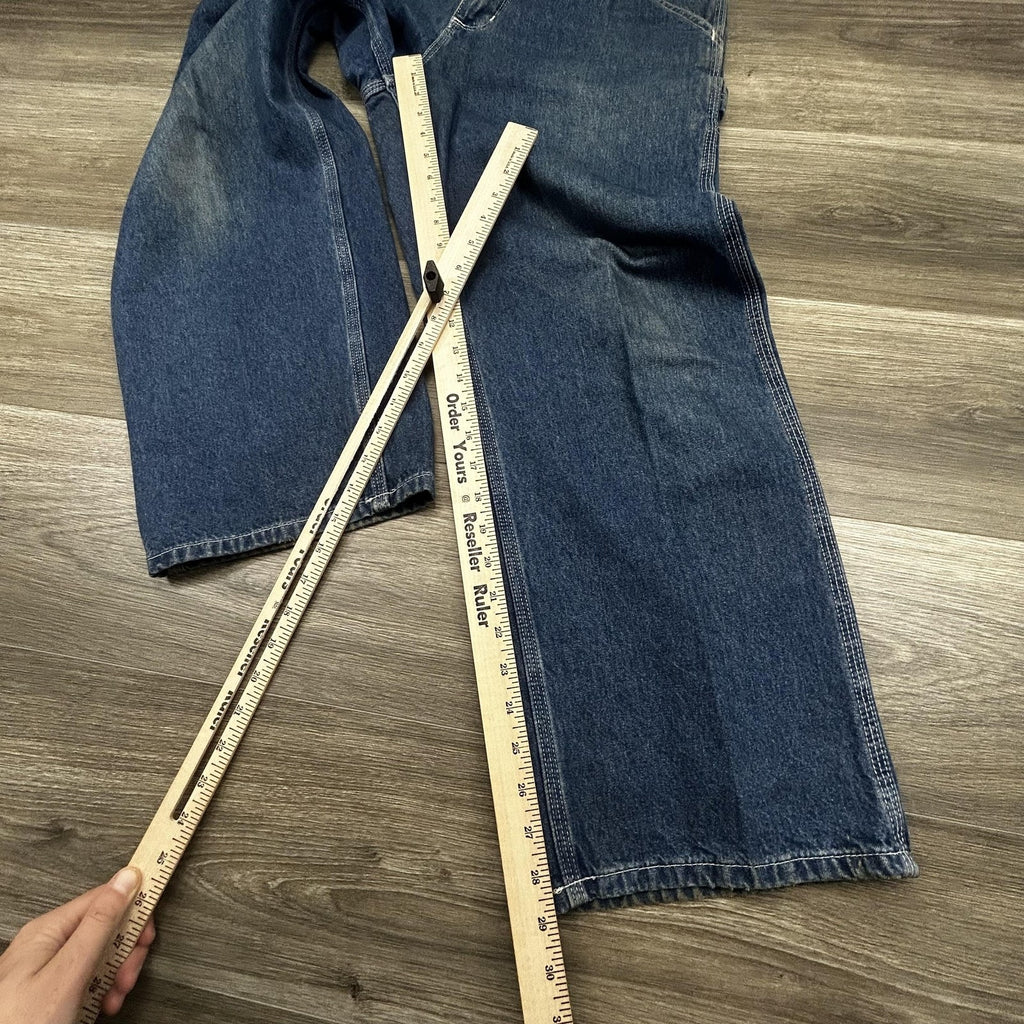 Vintage Carhartt Carpenter Jeans Mens 32x29 Relaxed Wide Leg Baggy Denim B13DST